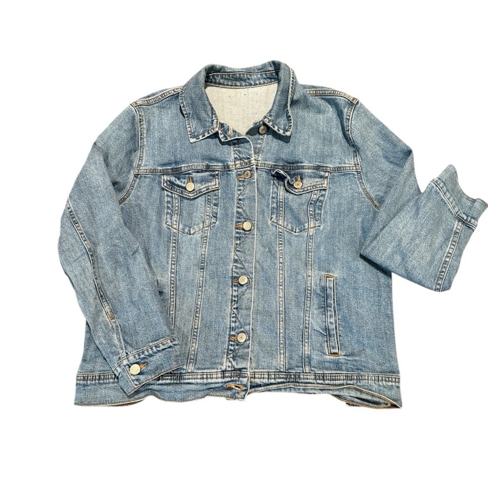 Custom Denim Jacket “Motherhood” Skull Floral Graphic Rhinestone Studded - Picture 2 of 3